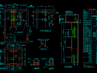 原创超全精品自动电梯CAD图库，自动电梯全套CAD施工图下载
