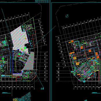 北京超高层办公楼强弱电施工图，办公楼建筑电气设计图下载