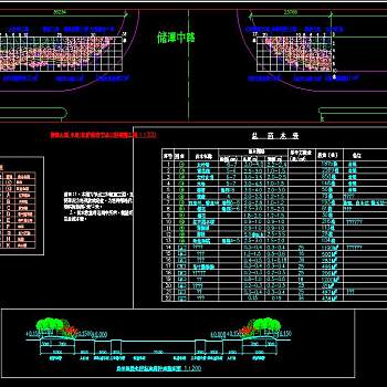 公路绿化带设计规划，公路绿化带CAD图纸