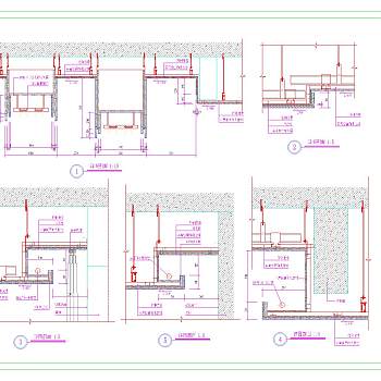 别墅节点13种cad建筑设计详图下载