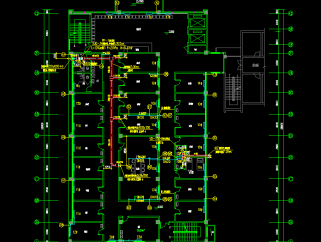 某医院综合影像楼暖通CAD施工图，医院暖通设计建筑工程图下载