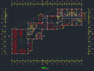 食堂全套CAD施工图，食堂CAD建筑图纸下载