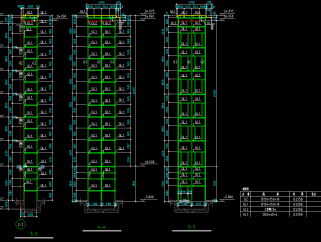 上海某公司科技楼观光电梯建筑及钢结构施工图纸，观光电梯钢结构CAD设计图纸下载