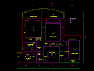 美式住宅家装CAD施工图，住宅装饰CAD施工图纸下载
