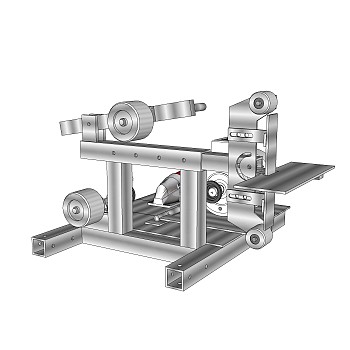 现代机械磨床sketchup模型下载，磨床草图大师模型