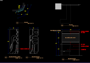 全套展厅CAD施工图，全套展厅建筑设计图纸下载