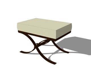 现代凳子草图大师模型，凳子sketchup模型下载