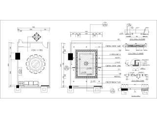餐厅包间详图CAD图纸设计