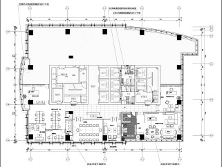 现代办公楼CAD施工图