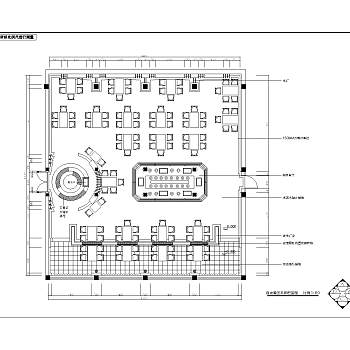自助餐区CAD图纸