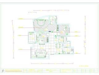卧室CAD建筑平面图立面图下载