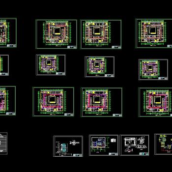 办公楼暖通CAD图纸，暖通CAD工程图纸下载