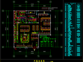 原创餐厅厨房CAD施工图，餐厅厨房CAD施工图纸下载