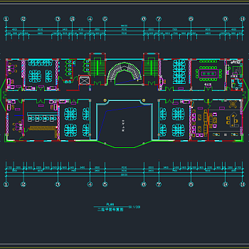 镇江办公空间设计CAD施工图，办公空间CDA施工图纸下载