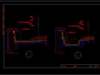 预制屋面防水CAD设计详图