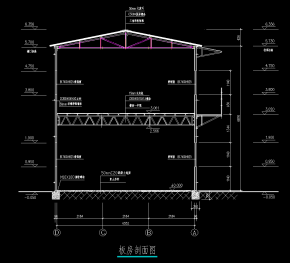 某施工工地活动板房详图初步设计方案图，水利工程CAD图纸下载