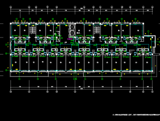 办公楼变频多联机结构设计图纸，办公楼变频多联机结构设计CAD施工图下载