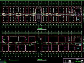 某3层的小型办公楼电气设计CAD施工图，办公楼电气设计CAD施工图下载