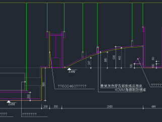 天花金属板立面节点CAD施工图，天花金属板CAD建筑图纸下载