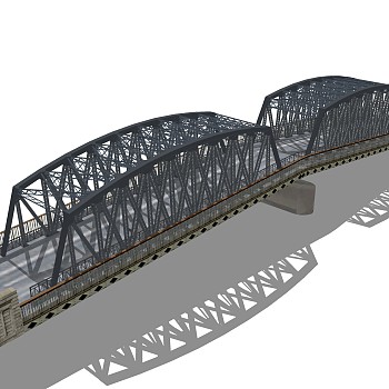 现代大桥草图大师模型，大桥sketchup模型免费下载