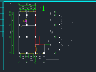 某药房平面图CAD施工图，办公空间CAD施工图纸下载