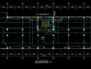 某单位5层框架办公楼电气设计CAD施工图，办公楼电气施工CAD图纸下载
