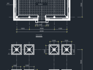 中式水榭CAD施工图，水榭CAD建筑图纸下载