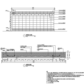 建筑工程施工图景观细部施工设计