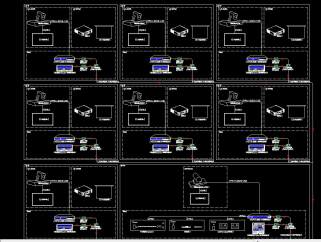 精品机房工程系统CAD施工图，机房工程系统CAD图纸下载