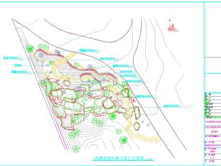 深圳国际园林花卉博览园梅林景点施工图,cad建筑图纸免费下载