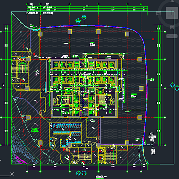 3套超精细图纸超高层办公楼建筑施工图,图库CAD建筑图纸下载