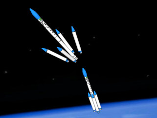 现代飞行器火箭草图大师模型下载，火箭sketchup模型