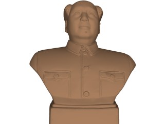 毛泽东雕塑su模型,摆件草图大师模型下载