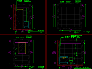 美式样板房家居施工图，样板房家装CAD施工图纸下载