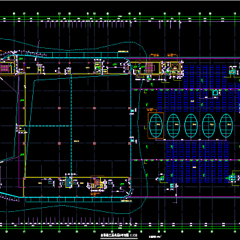 大型商业综合体建筑施工图，CAD施工图纸下载