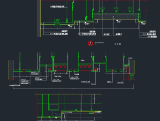 原创格栅垂片全套CAD图库，原创格栅垂片CAD施工图纸下载