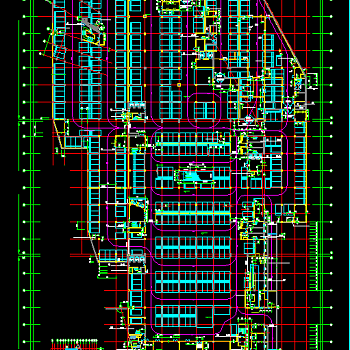 天津公建施工图，公建CAD施工图纸下载