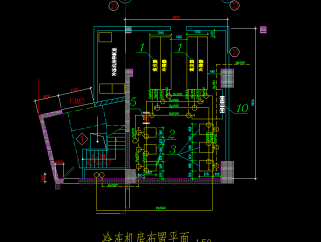 机房空调建筑结构设计，机房空调CAD施工图下载