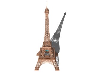 艾菲尔铁塔su模型下载、景观塔草图大师模型下载