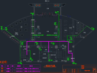 连锁酒店CAD智能化工程施工图，酒店平面布局图下载