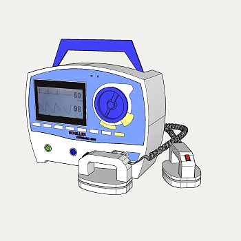  现代简约医疗器材草图大师模型，医疗器材sketchup模型下载