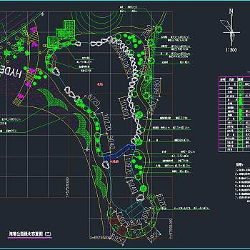 公园设计全套图纸,cad建筑图纸免费下载