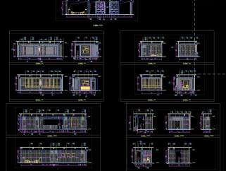 中洲半岛城邦售楼处施工图，CAD建筑平面图设计说明