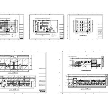 小型超市施工图方案,超市CAD图纸dwg文件下载