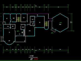 幼儿园建筑设计施工图，幼儿园CAD工程图下载