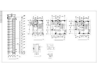 电梯间及井道详图CAD工程图纸免费下载