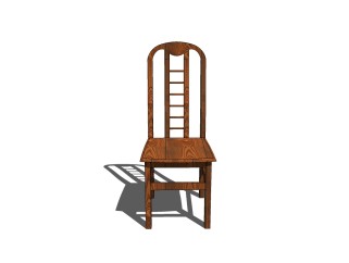  新中式精品单椅草图大师模型，单椅sketchup模型下载