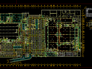 13万平艺术管机电智能施工图，电气CAD施工图纸下载