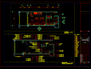 酒店客房样板房CAD施工图，酒店CAD施工图纸下载