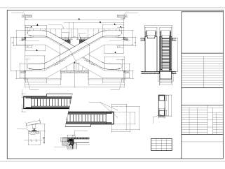 奥的斯自动扶梯大样图CAD工程图纸免费下载